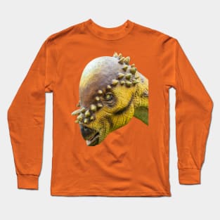 Head of a Pachycephalosaurus dinosaur Long Sleeve T-Shirt